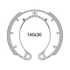 BRZDOVÉ OBLOŽENIE (ŠTANDARDNÉ MATERIÁL) NEWFREN (2 KS V BALENIE)