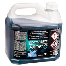 ANTIFREEZE G11 3 L NEMRZNOUCÍ KAPALINA PRO CHLADIČE - 100 % KONCENTRÁT (PŘI POMĚRU 1:1 DO TEPLOTY -39° C) (MODRÁ, ZELENÁ)