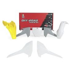 SADA PLASTOV HUSQVARNA, RTECH (BÍLO-ŠEDO-ŽLUTÁ, 5 DIELOV)