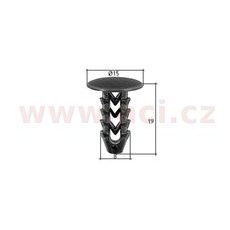 PLASTOVÁ PŘÍCHYTKA (SADA 10 KS)