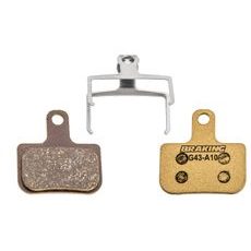 BRZDOVÉ DESTIČKY PRO SYSTÉMY SRAM, BRAKING (SMĚS CARBO METALIC) 2 KS V BALENÍ