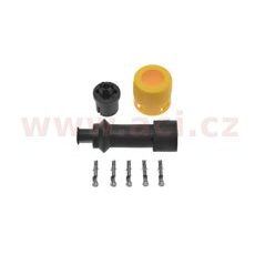 ZÁSTRČKA 5 PIN BAJONET 2 VÝVODY ŽLUTÝ JOKON (NĚMECKO) ORIGINÁL