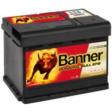 60AH BATÉRIA, 580A, PRAVÁ BANNER RUNNING BULL EFB 241X175X190