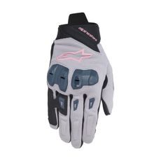 RUKAVICE STELLA SP X 1, ALPINESTARS, DÁMSKE (ŠEDÁ/ČERNÁ/TMAVĚ ŠEDÁ/RŮŽOVÁ) 2026
