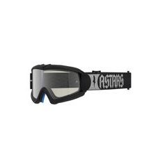 OKULIARE VISION YOUTH ATROX, ALPINESTARS, DETSKÉ (ČERNÁ/STŘÍBRNÁ, ZRKADLOVÉ STRIEBORNÉ PLEXI) 2027