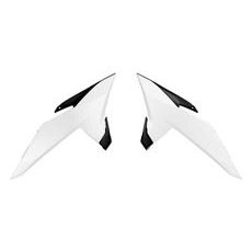 SPOJLERY CHLADIČA KTM, RTECH (BÍLÉ-ČERNÉ)