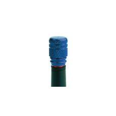 kovové čiapočky ventilkov, OXFORD (modrý elox, pár)