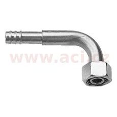 FITINKA HLINÍKOVÁ NAMAČKÁVACÍ O-KRÚŽK SAMICA 90° PRE HADICE G6 (8 MM) ZÁVIT UNF 5/8"