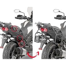 KLR4126 NOSIČ BOČNÝCH KUFRŮ KAWASAKI VERSYS 1000 / 1000 SA (19-22)
