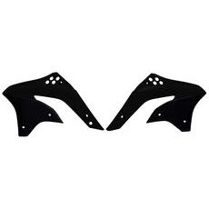 SPOJLERY CHLADIČA KAWASAKI, RTECH (ČIERNE, PÁR)