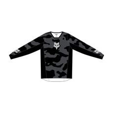 FOX 180 BNKR JERSEY - BLACK CAMO MX24
