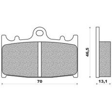 BRZDOVÉ DOŠTIČKY (ZMES ROAD TOURING SINTERED) NEWFREN (2 KS V BALENIE)