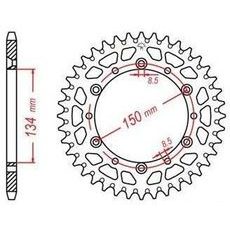 DURALOVÁ ROZETA PRE SEKUNDÁRNE REŤAZY TYPU 520, JT - ANGLICKO (46 ZUBOV)