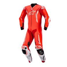 JEDNODIELNA KOMBINÉZA GP TECH V5, ALPINESTARS (ČERVENÁ FLUO/ČERVENÁ/BÍLÁ) 2026