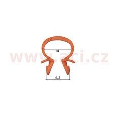 PLASTOVÁ SVORKA (DRŽÁK) KABELŮ, HADIČEK (SADA 10 KS)