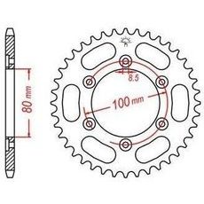 OCEĽOVÁ ROZETA PRE SEKUNDÁRNE REŤAZY TYPU 420, JT - ANGLICKO (52 ZUBOV)