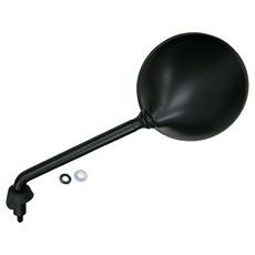 SPÄTNÉ ZRKADLO PLASTOVÉ (ZÁVIT PRAVÝ M8, PRIEMER SKLA 120 MM), Q-TECH, L