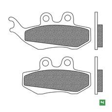 BRZDOVÉ DOŠTIČKY, NEWFREN (ZMES SCOOTER ELITE ORGANIC) 2 KS V BALENIE