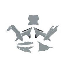 SADA PLASTOV 6 DIELOV KTM, RTECH (EDÍCIA QUANTUM ŠEDÁ, ČIERNA)