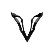 KRYT BRADOVÉ VENTILÁCIA PRE PRILBU WRAAAP, AIROH (ČIERNY LESKLÝ)