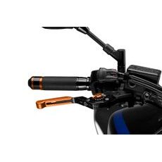 PÁČKA BRZDY BEZ ADAPTÉRA PUIG 3.0 14TNT VÝSUVNÉ SKLADACIE ORANŽOVÁ/ORANŽOVÁ