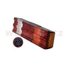 ZADNÍ SVĚTLO KOMPLET S ODRAZKOU A KONEKTOREM UMÍSTĚNÝM Z BOKU TRUCK L