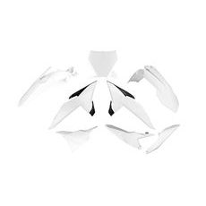 SADA PLASTOV 6 DIELOV KTM, RTECH (BÍLÁ-ČERNÁ)