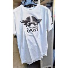 TRIČKO MOTORKÁRI ORAVY, PÁNSKE, BIELE