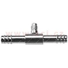 SPOJKA HLINÍKOVÁ NAMAČKÁVACÍ S 1/4" VENTILEM 180° PRO HADICE G10 (13 MM)