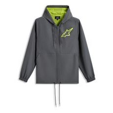 BUNDA SPEEDER CHROMIUM WINDBREAKER, ALPINESTARS (ŠEDÁ/ŽLUTÁ FLUO)