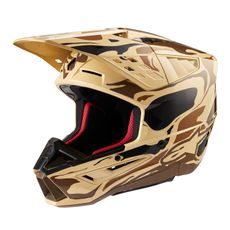 PRILBA S-M5 MINERAL, ALPINESTARS (TMAVO HNEDÁ CAMO MATNÁ) 2026