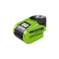 ZÁMOK KOTÚČOVÉ BRZDY QUARTZ ALARM XA10 - LIMITOVANÁ EDÍCIA, OXFORD (INTEGROVANÝ ALARM, ZELENÝ, PRIEMER ČAPU 10 MM)