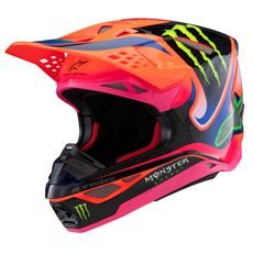 PRILBA SUPERTECH S-M10 EDÍCIA HAIDEN DEEGAN, ALPINESTARS (ORANŽOVÁ FLUO/FIALOVÁ/RŮŽOVÁ/ZELENÁ) 2026