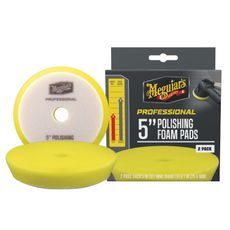 MEGUIAR'S PROFESSIONAL POLISHING FOAM PADS (5“) PĚNOVÉ LEŠTICÍ KOTÚČE, PRIEMER 5", 2 KUSY