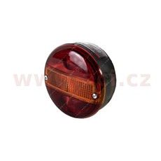 ZADNÍ SVĚTLO UNIVERZÁLNÍ KRUHOVÉ S OBDÉLNÍKOVÝM BLIKAČEM A OSVĚTLENÍ SPZ TRUCK L=P