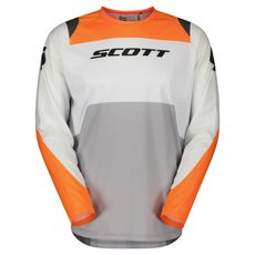 JERSEY EVO RACE BRIGHT WHITE/SHOCKING ORANGE