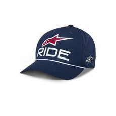 ŠILTOVKA RIDE COMP SNAPBACK, ALPINESTARS (MODRÁ/BÍLÁ/ČERVENÁ)