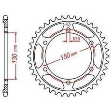 OCEĽOVÁ ROZETA PRE SEKUNDÁRNE REŤAZY TYPU 532, JT - ANGLICKO (47 ZUBOV)