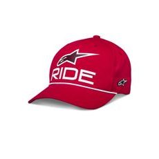 ŠILTOVKA RIDE COMP SNAPBACK, ALPINESTARS (ČERVENÁ/BÍLÁ/ČERNÁ)