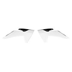 SPOJLERY CHLADIČA KTM, RTECH (BIELO-ČIERNE, PÁR)