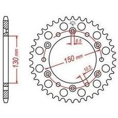 OCEĽOVÁ ROZETA PRE SEKUNDÁRNE REŤAZY TYPU 520, JT - ANGLICKO (50 ZUBOV)