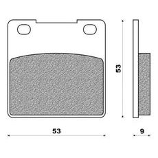 BRZDOVÉ DOŠTIČKY, NEWFREN (ZMES ROAD TOURING ORGANIC) 2 KS V BALENIE