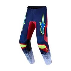 NOHAVICE FLUID DRAG, ALPINESTARS (TMAVO MODRÁ/ČERVENÁ/ZELENÁ/BÍLÁ) 2027