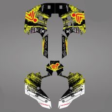 GRAPHIC STICKER KIT FOR SEGWAY AT5-L GREEN