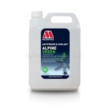 MILLERS OILS NEMRZNÚCA KVAPALINA DO CHLADIČOV - ZELENÁ PREMIUM ANTIFREEZE ALPINE GREEN 5L
