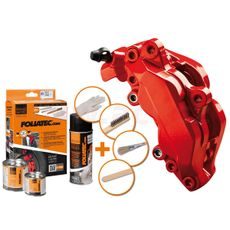 FOLIATEC DVOUSLOŽKOVÁ BARVA NA BRZDY, BARVA ČERVENÁ (PERFORMANCE RED)