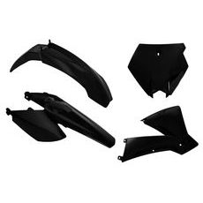 SADA PLASTOV KTM, RTECH (ČIERNA, 4 DIELY)