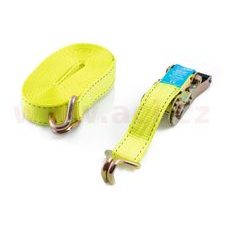 UPÍNACÍ POPRUH S RÁČNOU 38 MM, 10 M, 2 T, DVOJITÉ HÁKY