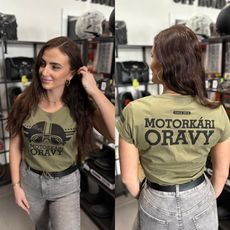 TRIČKO MOTORKÁRI ORAVY, DÁMSKE, KHAKI