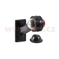 OBRYSOVÉ SVĚTLO ČERVENO-BÍLÉ S GUMOVÝM RAMENEM A KABELEM TRUCK L=P